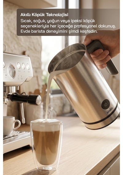 Sinbo STO-6735 500 W Profesyonel Süt Köpürtücü