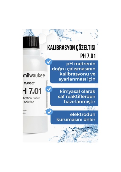 Milwaukee Ma9007 Ph 7.01 Kalibrasyon Solüsyonu 230 Ml