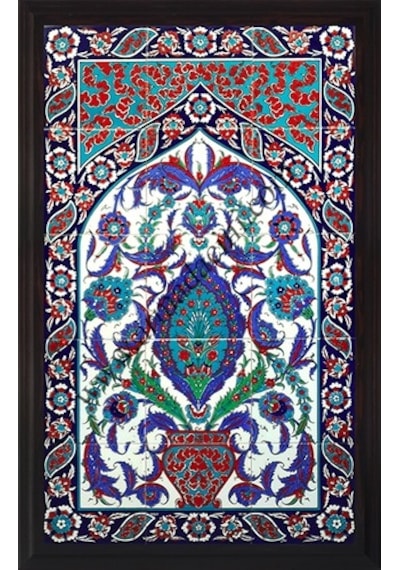 Armada Çini 60X100 Cm Ed 626 Göbekli Eldekoru Çini Pano