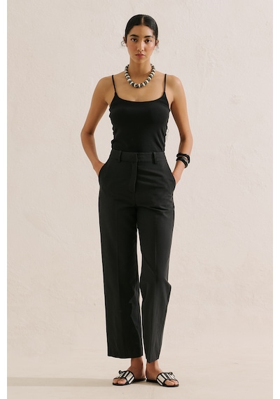 Manuka Klasik Straıght Pantolon Siyah Ss26pnt00036-01