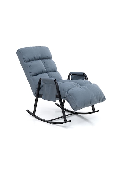 Pafu Lena Outdoor Bahçe Su Geçirmez Fonksiyonel Sallanan Koltuk - Gri-mavi