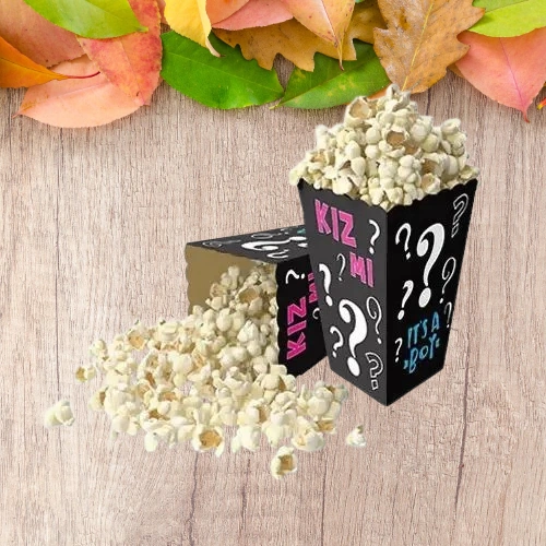Mısır Kutusu Cinsiyet Belirleme Partisi Pop Corn 8 Li Cinsiyet Partisi Malzemesi Diğer