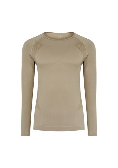 Thermoform Erkek Seamless Termal Sweatshirt Kum Bej