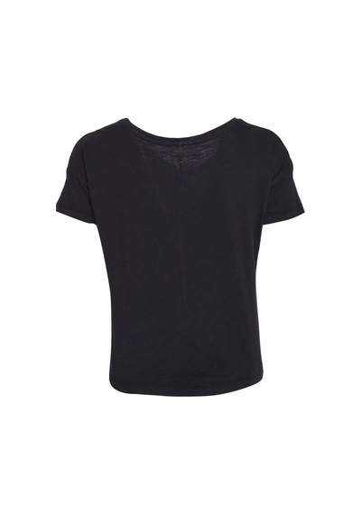 Sportive Bagtee Kadın Günlük Stil Tişört 711028-syh Siyah