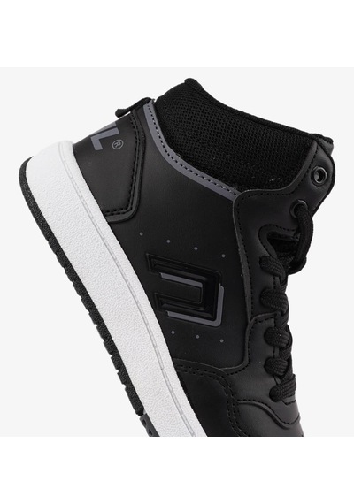 Cool Adel Uzun Boğazlı Ortopedik Taban Unisex Çocuk Spor Ayakkabı Siyah