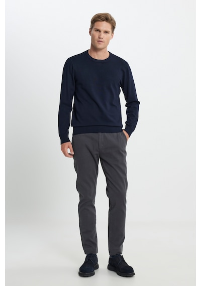 AC&Co / Altınyıldız Classics Erkek Lacı Standart Fit Normal Kesim Bisiklet Yaka Triko Kazak Lacivert AC&Co / Altınyıldız Classics Erkek Lacı Standart Fit Normal Kesim Bisiklet Yaka Triko Kazak Lacivert