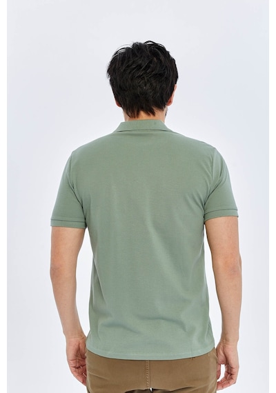 Süvari Slim Yeşil Erkek Polo Yaka T-shirt Ts1014000474