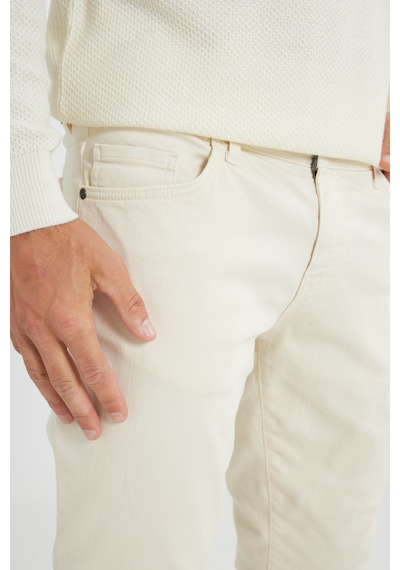 AC&Co / Altınyıldız Classics Erkek Ekru 360 Derece Her Yöne Esneyen Rahat Slim Fit Pantolon Ekru AC&Co / Altınyıldız Classics Erkek Ekru 360 Derece Her Yöne Esneyen Rahat Slim Fit Pantolon Ekru