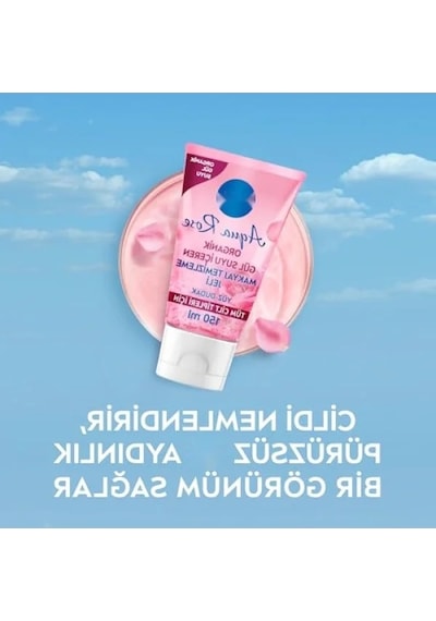 Organik Gül Suyu İçeren Makyaj Temizleme Jeli 150 Ml - Nemlendirici Etki