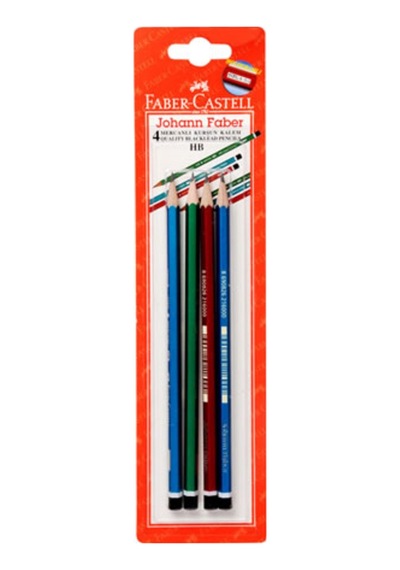 Faber Castell 4 Mercanlı Kurşun Kalem - 8 Adet Tarı