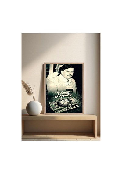 Poster Ahşap Çerçeveli Tek Parça Dekoratif Tablo Çok Renkli - 868781644 Çok Renkli