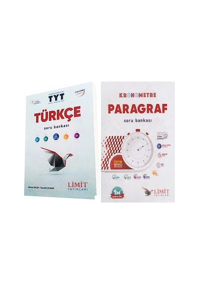 Limit Tyt Türkçe Ve Kronometre Paragraf Soru Bankası Seti 2 Kitap