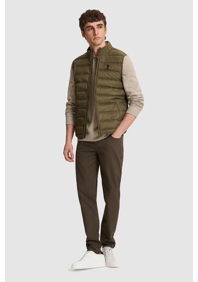 U.S. Polo Assn. Erkek Koyu Haki Yelek 50328196-vr111