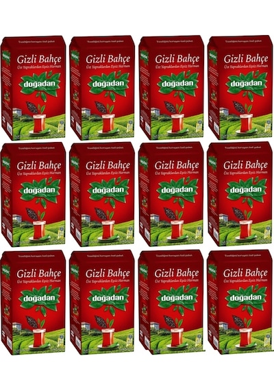 Doğadan Gizli Bahçe Siyah Çay 12x1 Kg
