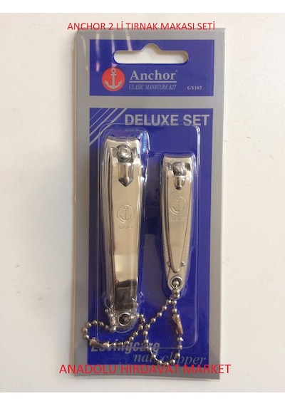 Anchor Deluxe Tırnak Makası 2 Li Set Birinci Kalite
