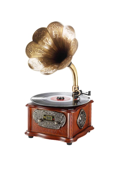 Record Master RMJ-209C Radyo Bluetooth USB Gramofon Pikap