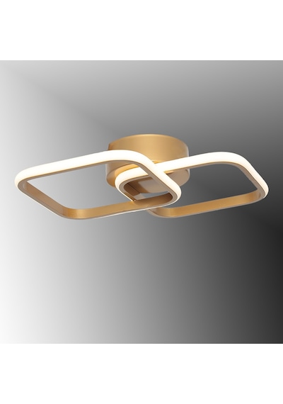 Tt405-2-Esk Tt Aydınlatma Eskitme Boyalı 2 Li Kare Led Avize