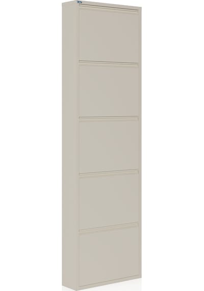 Ceha 5'li Metal Ayakkabılık - Krem K.AYK-5 /AB1013