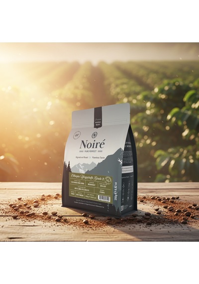 Noire Ethiopia Yirgacheffe Grade 2 250g %100 Arabica Single Origin Çekirdek