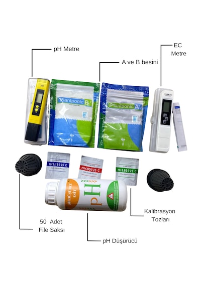 Star Kit Topraksız Tarım Başlangıç Seti Full Paket