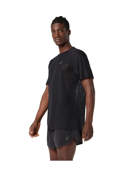 Asics Metarun Ss Top Erkek Black/obsidian Grey Kısa Kollu Tshirt 2011d510-001
