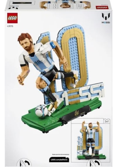 LEGO® Editions Lionel Messi – Futbol Efsanesi 43015 - 12 Yaş ve Üzeri Çocuklar için Figür İçeren Oyuncak Yapım Seti (958 Parça)