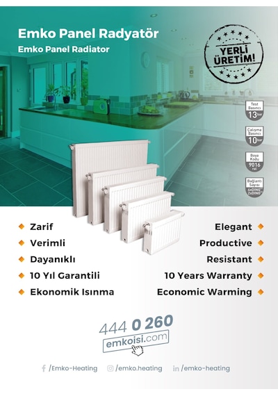 Emko Panel Radyatör 500x1500