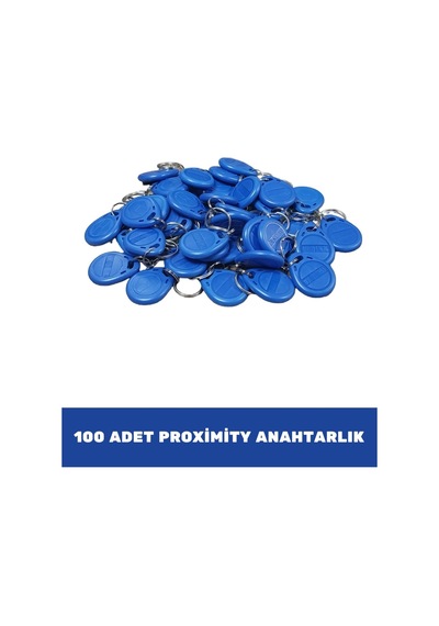 Electrimax Manyetik Anahtarlık Tag 100 Adet - Göstergeç Proximity
