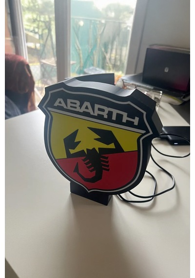 Abarth Dekoratif Aydınlatma Led Gece Lambası Çok Renkli