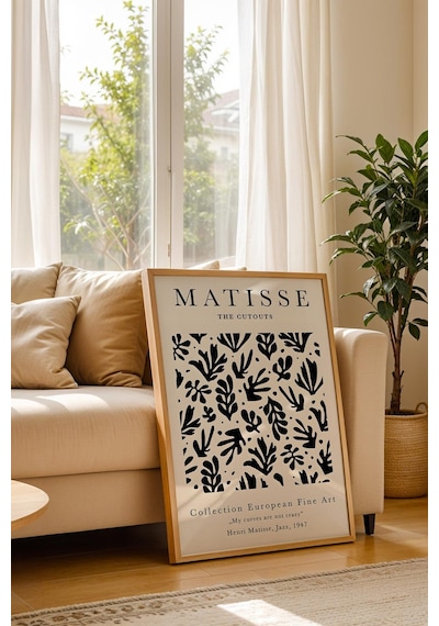 Henri Matisse Jazz The Cut-outs Çerçeveli Tablo - Eklektik Tarz Duvar Dekoru