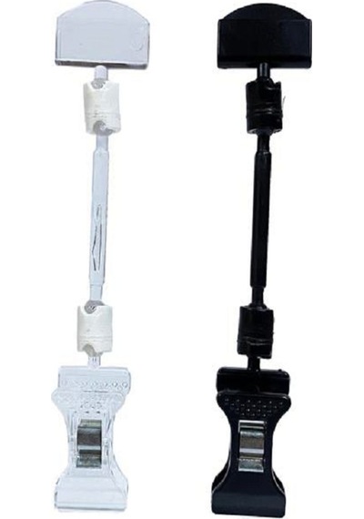 Mini Mandal Etiket Tutucu 50 Mm - Şeffaf Pakette 10 Adet