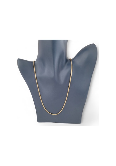 İtalyan Zincir 60 Cm Çelik Kolye Altın Rengi Gold