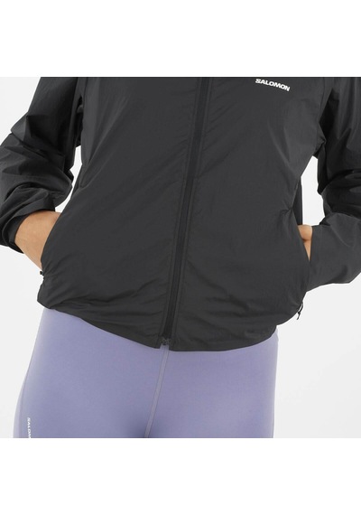 Salomon Shakeout Fly Kadın Rüzgarlık Deep Black Lc2417100 Siyah