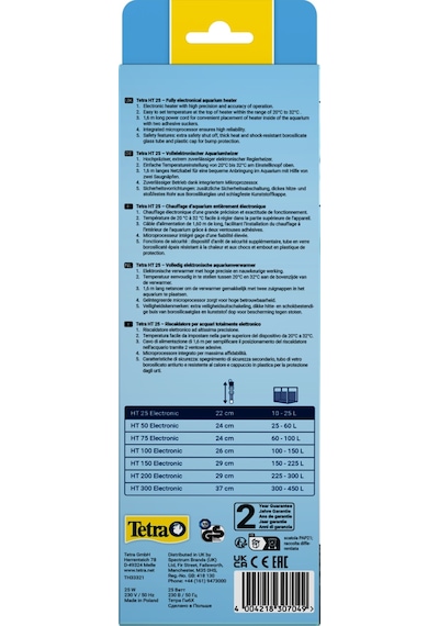 Tetra Ht Elektronik Akvaryum Isıtıcısı 25w