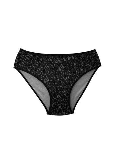 Alya Underwear Kadın Baskılı Külot Batu 3'lü Paket Siyah