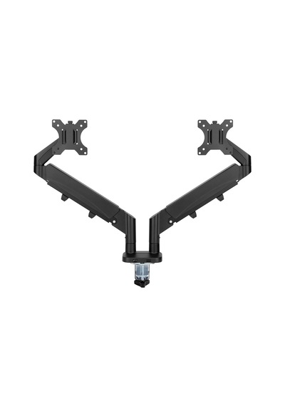 Tr Go-5350 Dual Monitor Arm, Gas Spring Adjustable Stand For 43 To 81 Cm Screens, 9 Kg Load Per Arm, 180 Rotation Stop