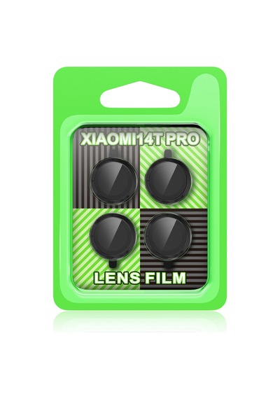 Xiaomi Mi 14t Pro Uyumlu Raze Metal Kamera Lens - Siyah