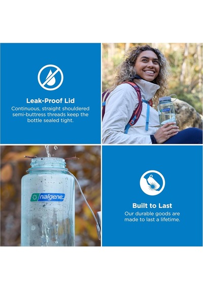 Nalgene Wh Sustain Su Şişesi Seafoam 1 L, Plastik Çok Renkli