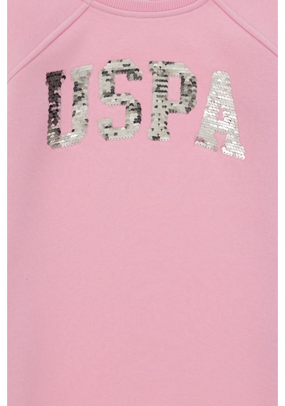 U.s. Polo Assn. Kız Çocuk Pembe Elbise Örme 50298903-vr041 Pembe