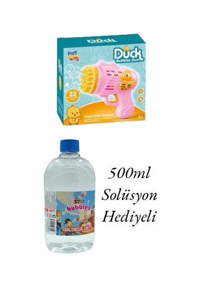 Yaz Eğlencesi Zirvede Pilli Köpük Tabancası İle Eğlence Sınır Tanımasın Pembe
