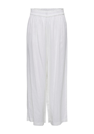 Only Onltokyo Hw Lınen Blend Pant Pnt Noos Kadın Beyaz Pantolon - 15259590 Beyaz
