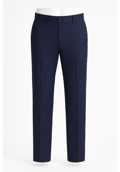 Yazı Vero Erkek Regular Fit Pamuklu Kumaş Pantolon - 7436 Lacivert