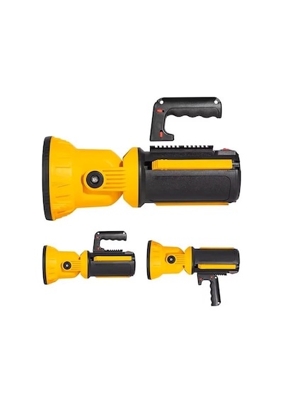 Powermaster Mx-w5164-3 Kırmızı Mavi Çakarlı Cob Ledli Şarjlı Kamp El Feneri Işıldak Diğer