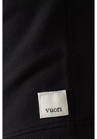 Vuori Dreamknit Halo Bebek Tişörtü, Yumuşak & Çok Yönlü, Çevre Dostu Siyah