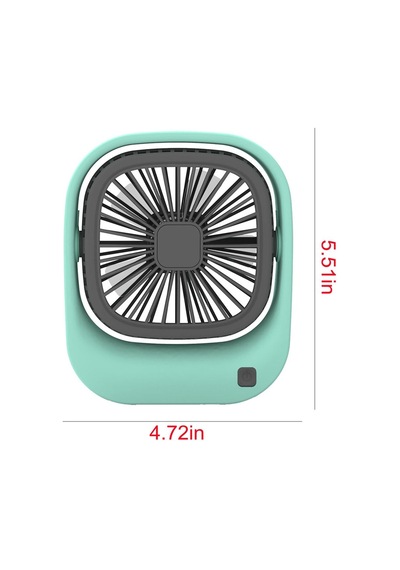 Masa Fanı Mini Taşınabilir Usb Şarj Fanı Salınımlı 90 Eğimli Fan
