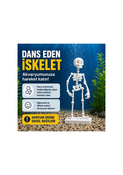 Dans Eden İskelet Figürü - Dekoratif Süs Eşyası