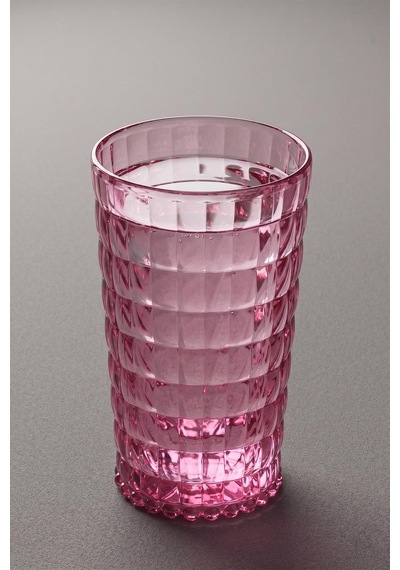 Akrilik Allegra Mürdüm 6'lı Uzun Bardak & Su Meşrubat Bardağı 750 Ml Büyük Boy & Cam Değildir Diğer