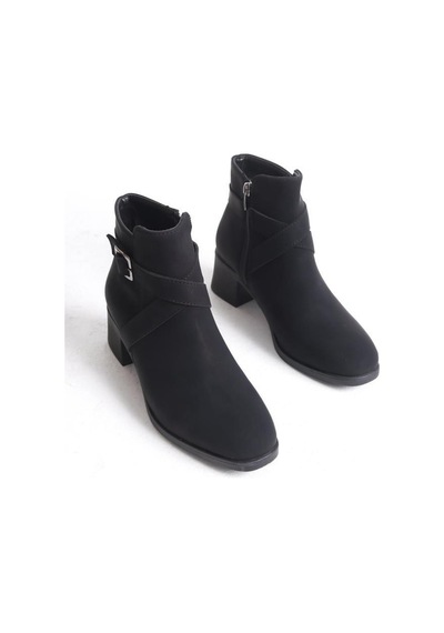 Papuçcity Sprs 02969 Kadın 5,5 Cm Topuklu Bot 001