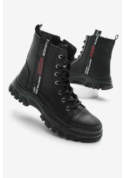 Tonny Black Kadın Siyah Cilt Termo Taban Yanı Şerit Yazılı Bağcıklı Ve Fermuarlı Bot Tbldy50081 307 Sıyah Cılt Tonny Black Kadın Siyah Cilt Termo Taban Yanı Şerit Yazılı Bağcıklı Ve Fermuarlı Bot Tbldy50081 307 Sıyah Cılt