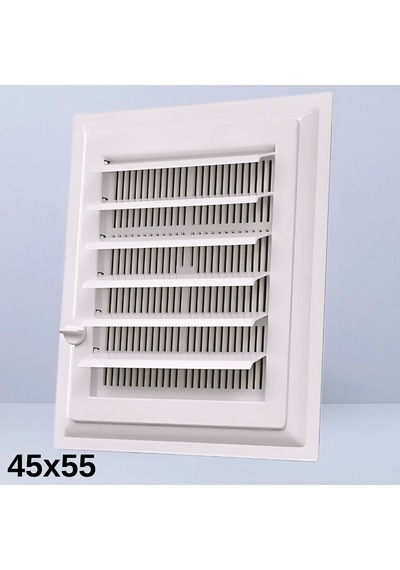 45x55 Plastik Wc Banyo Menfezi - Beyaz